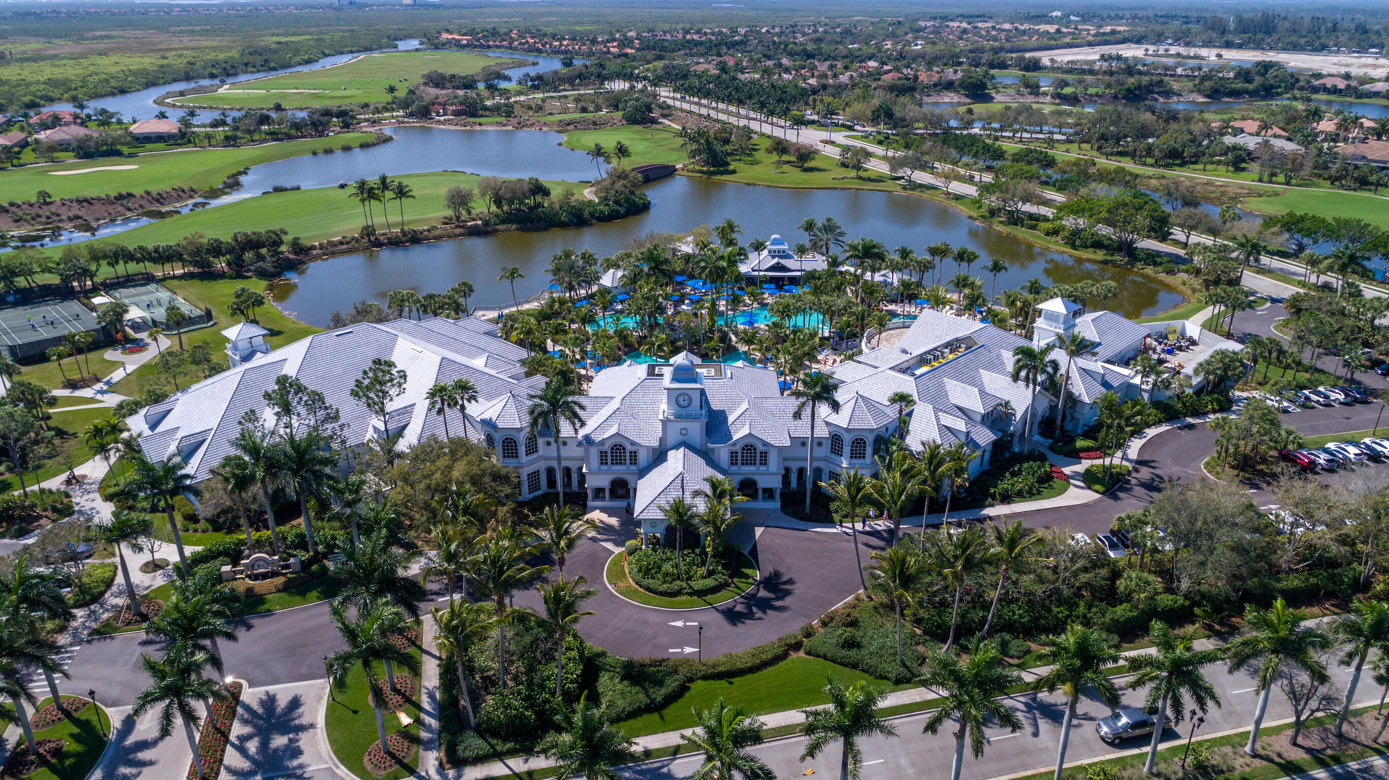 8525 Peppertree Way Naples, FL 34114 - Photo 42 of 47 an aerial view of a city