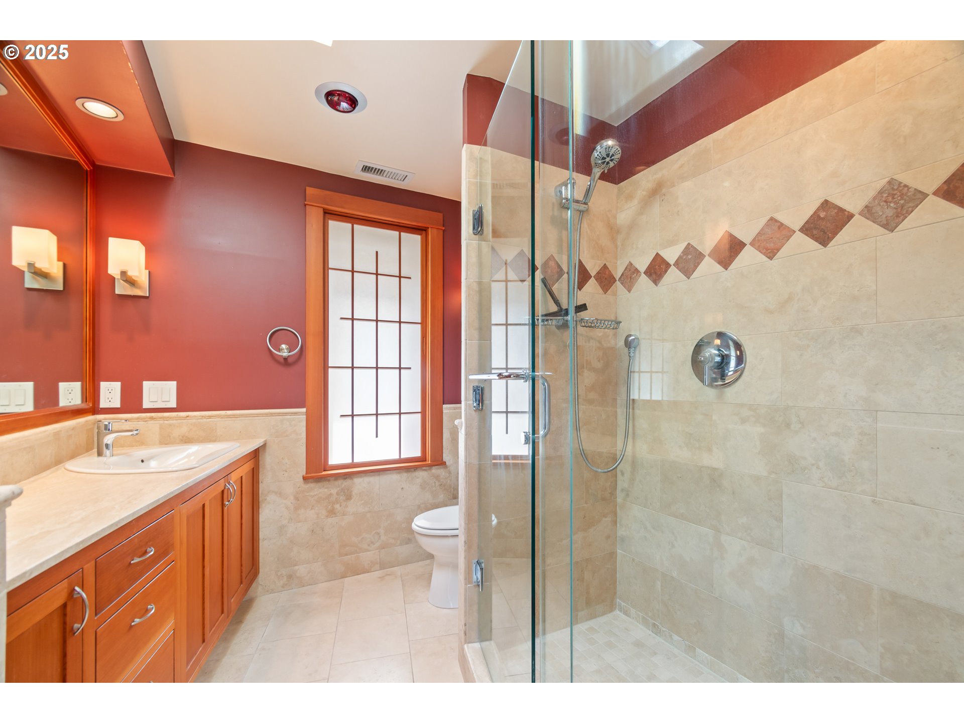 2775 Elinor Street Eugene, OR 97403 - Photo 28 of 48 a bathroom with a double vanity sink mirror and shower