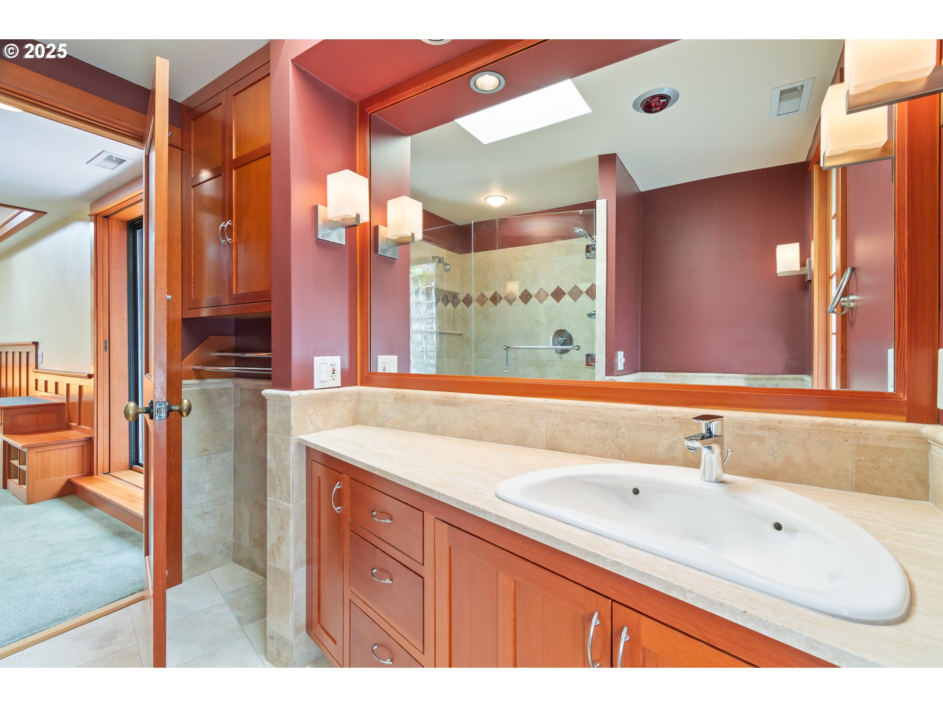 2775 Elinor Street Eugene, OR 97403 - Photo 29 of 48 a bathroom with a sink double vanity and a shower