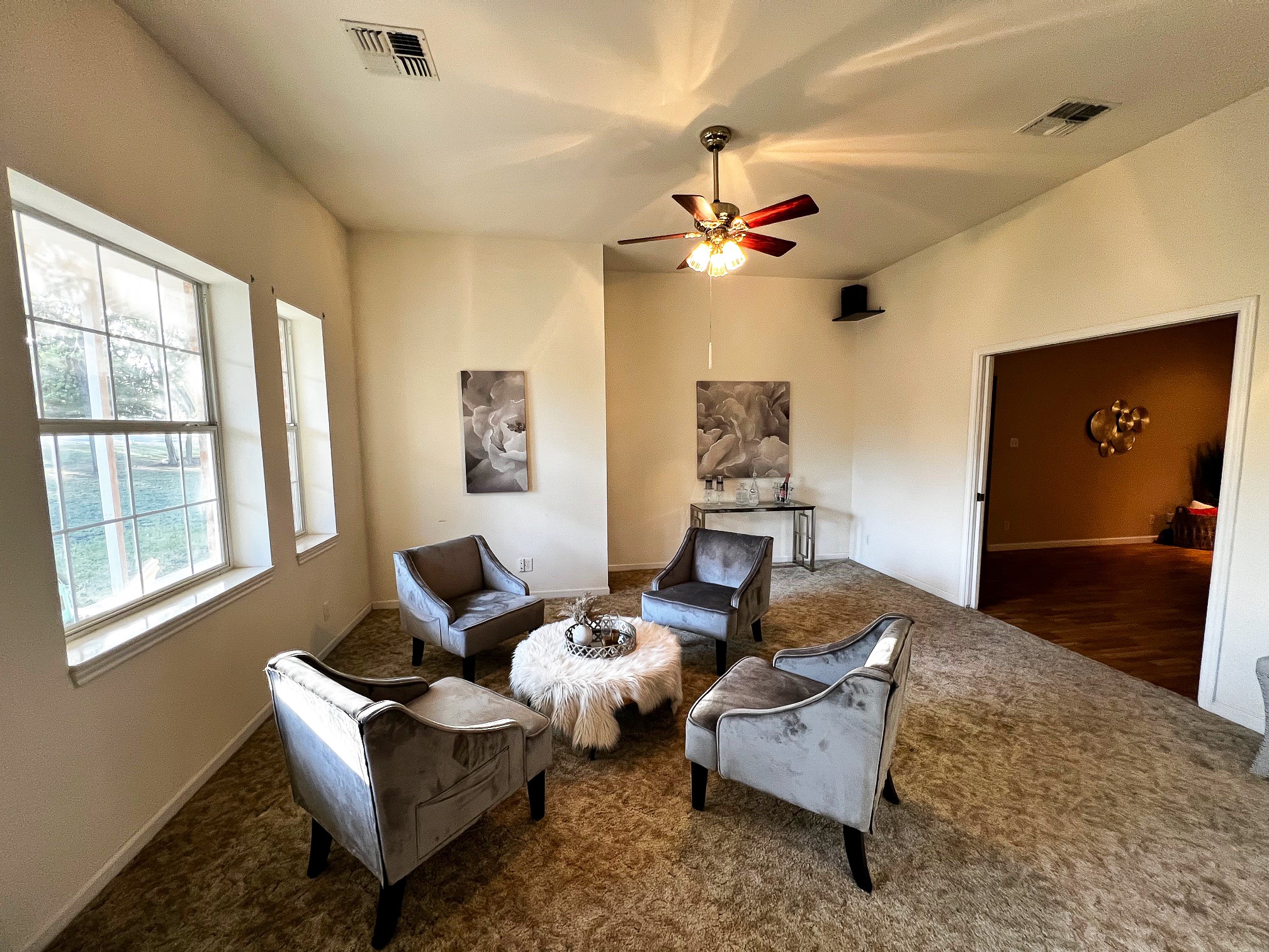 730 Panorama Road La Grange, TX 78945 - Photo 5 of 37 a living room with furniture and wooden floor