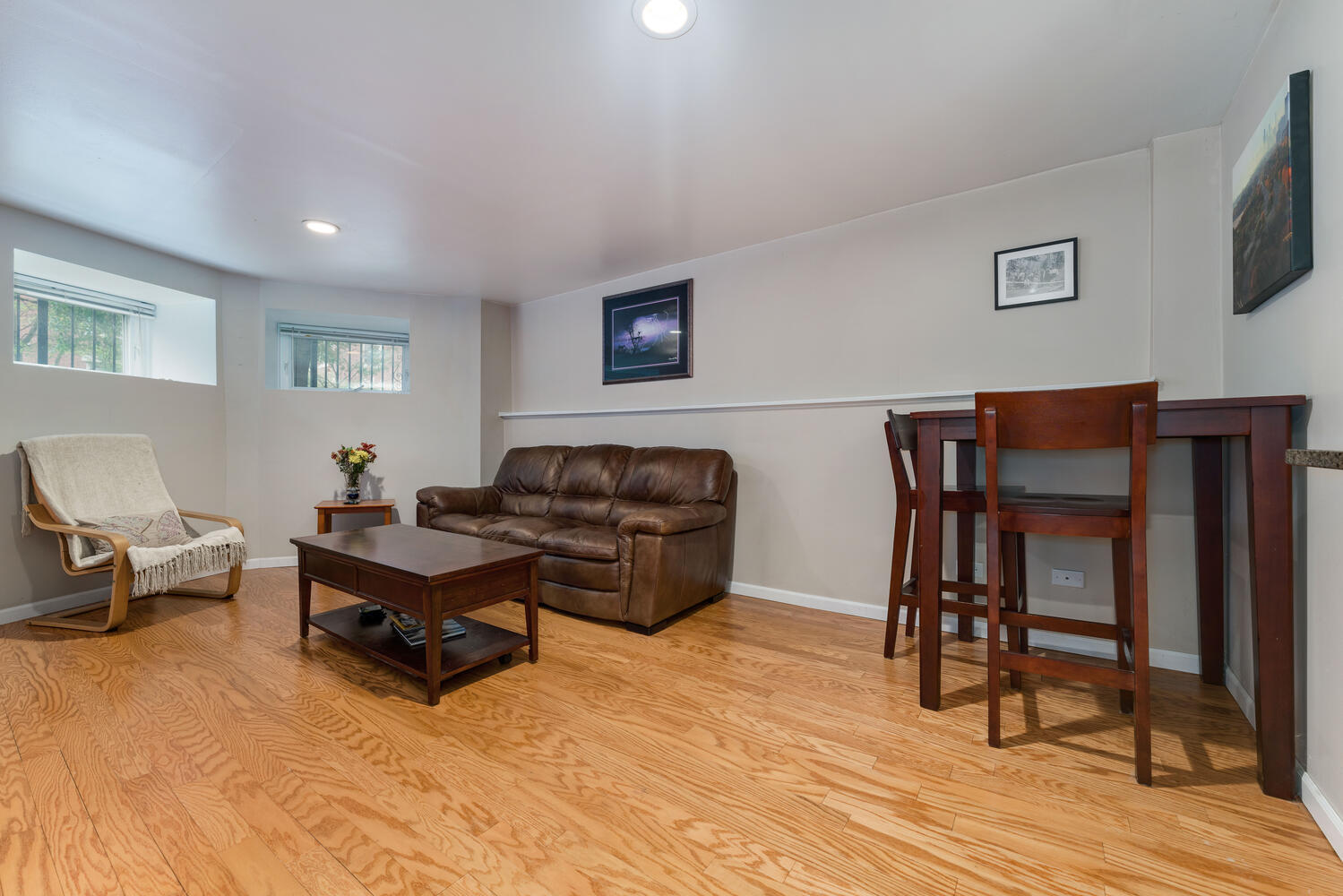 4633 North Racine Avenue, Unit GN Chicago, IL 60640 - Photo 3 of 25 a living room with furniture and a wooden floor