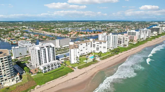 a view of a city with tall buildings