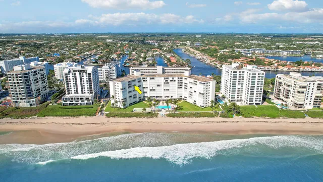 a view of a city with ocean