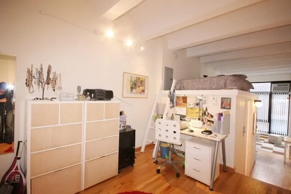 a room with storage and utility