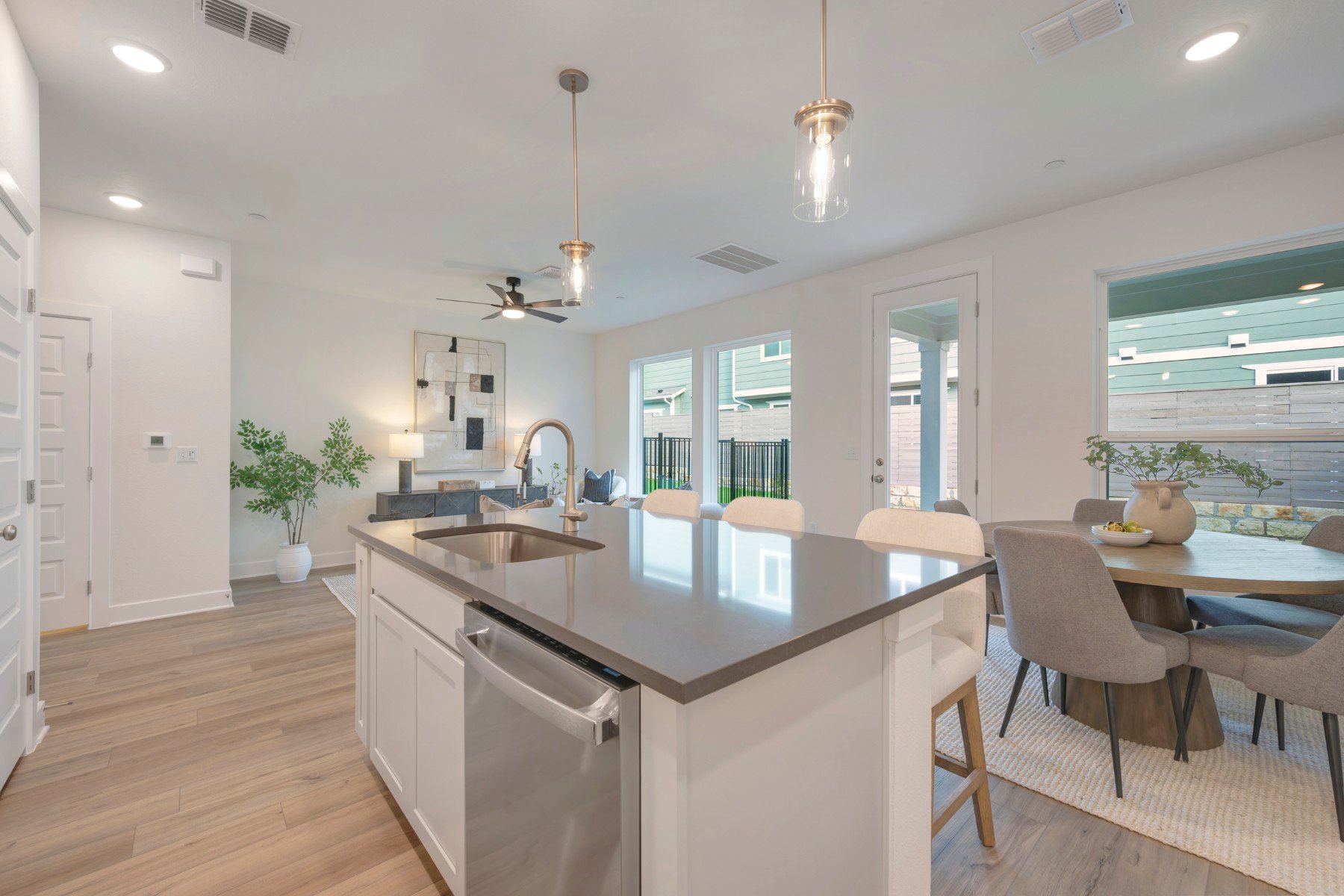 1012 A Brickell Loop Austin, TX 78744 - Photo 6 of 23 Kitchen - Dining Area (Staged)