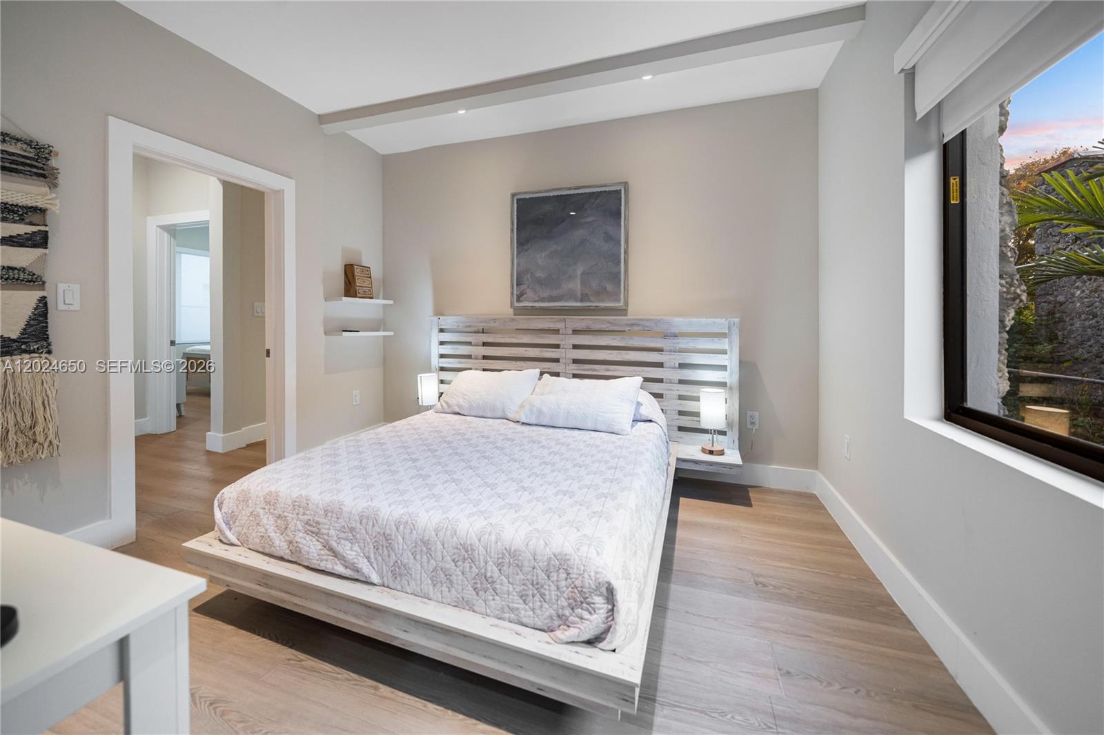 1663 Southwest 13th Street Miami, FL 33145 - Photo 29 of 112 a bedroom with a bed and wooden floor