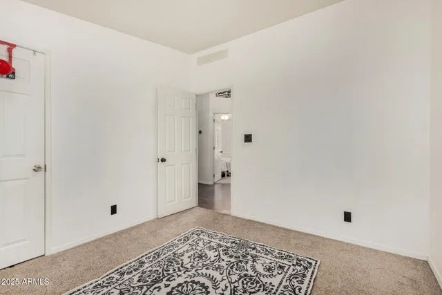 a view of an empty room