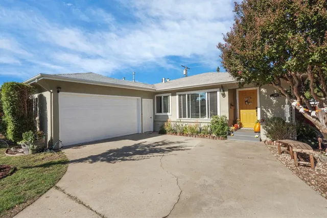 a view of a house with a patio