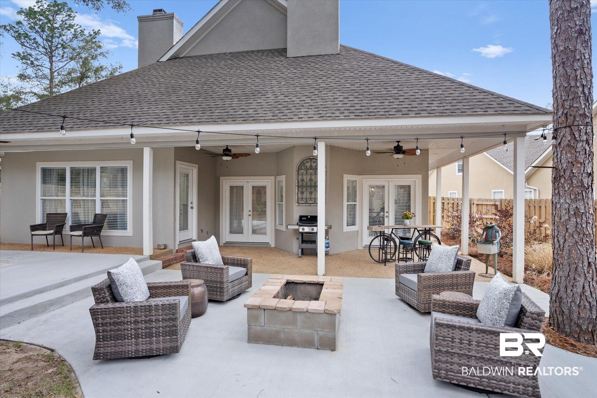 110 Chestnut Ridge Fairhope, AL 36532 - Photo 25 of 37 Patio and Firepit