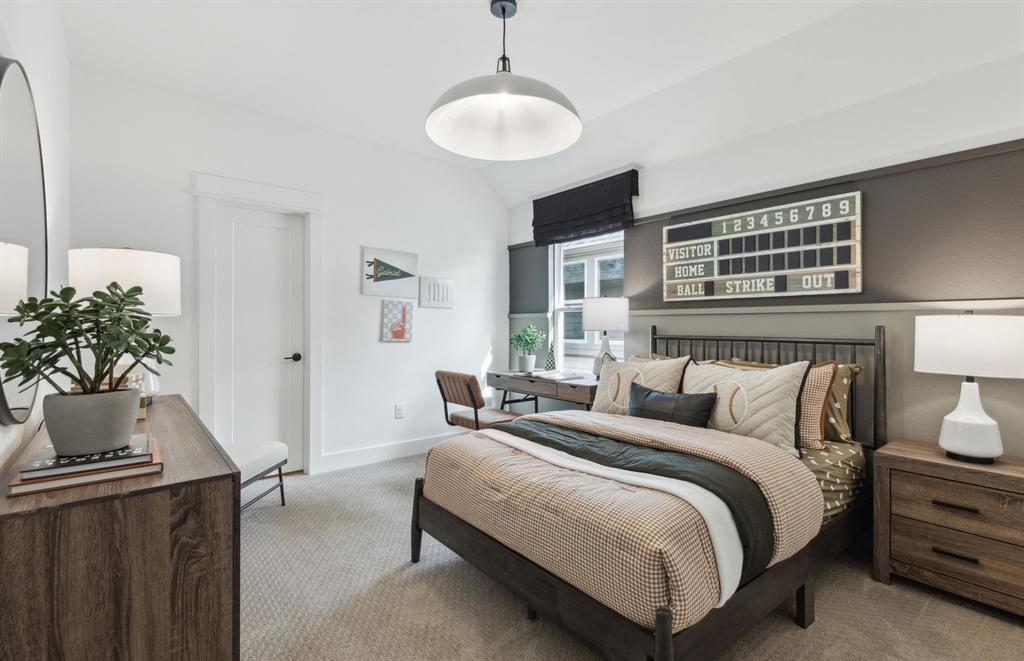 11109 Carham Street Haslet, TX 76052 - Photo 20 of 24 Comfortable secondary bedroom with generous closet space *Model representation