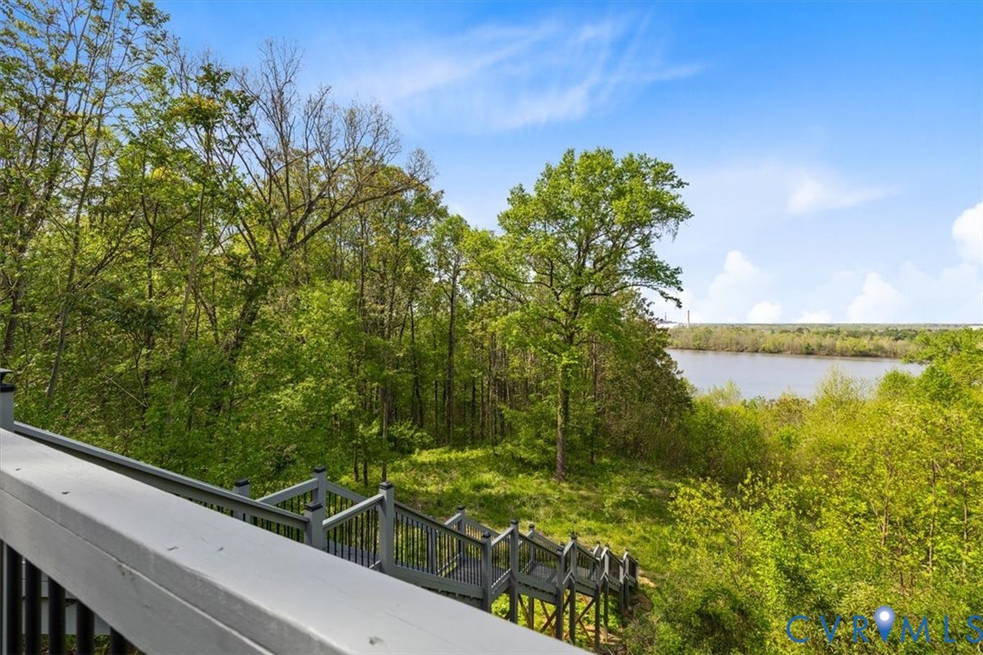 402 Rivers Bend Circle Chester, VA 23836 - Photo 69 of 80 a view of a garden from a balcony