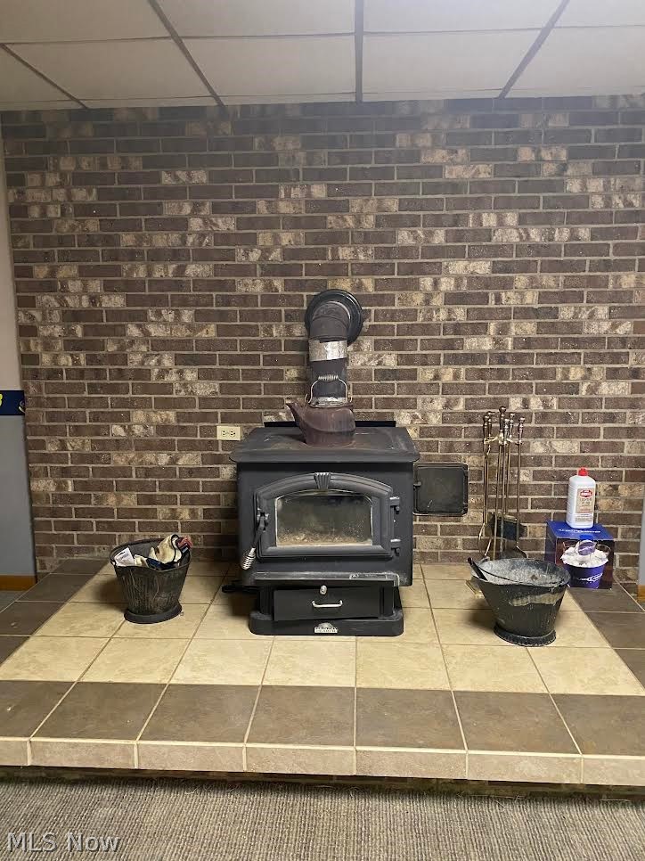 1105 Veto Road Vincent, OH 45784 - Photo 18 of 35 Wood burning stove in Basement