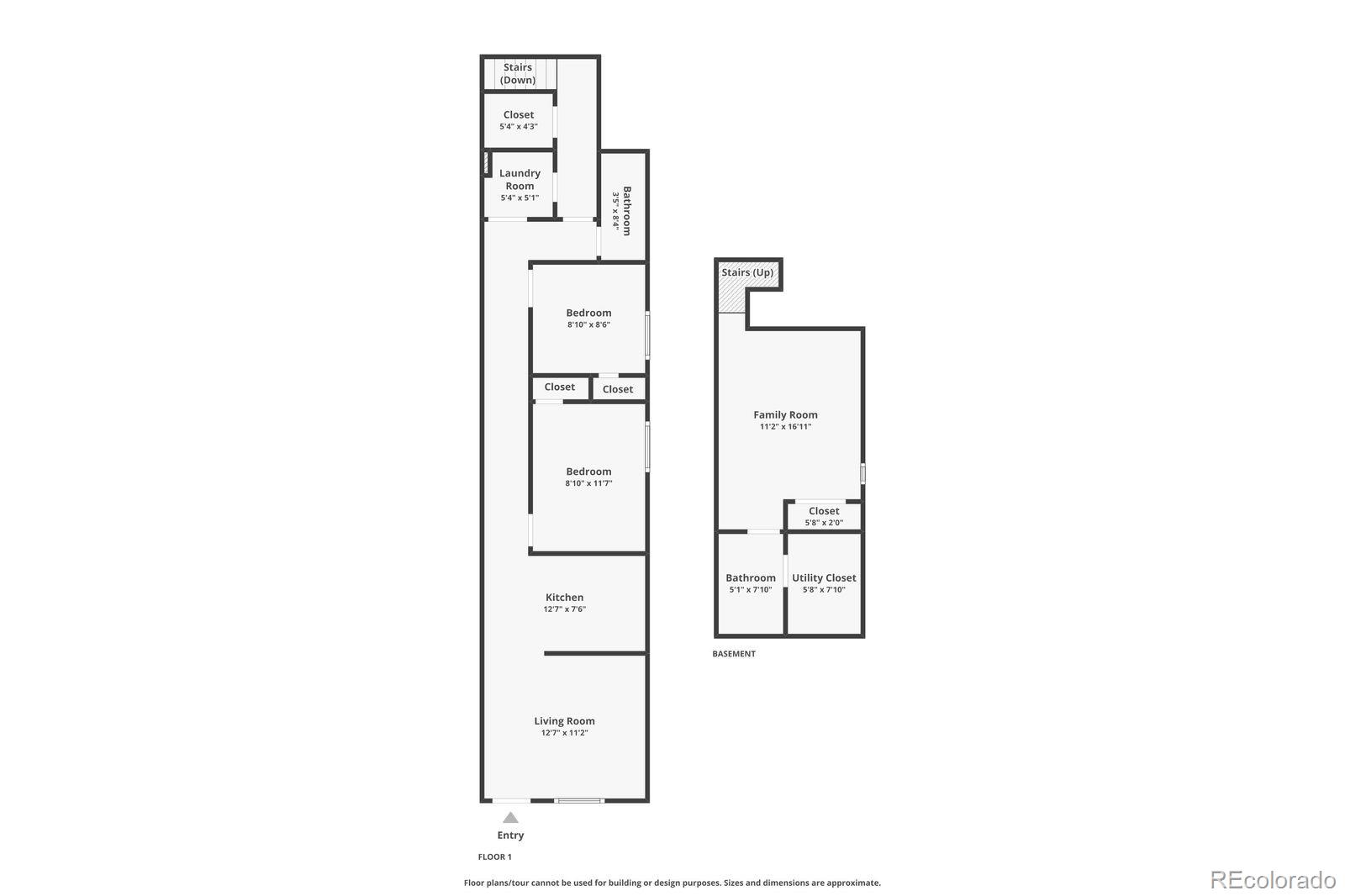 2838 Decatur Street Denver, CO 80211 - Photo 29 of 31 a picture of a floor plan