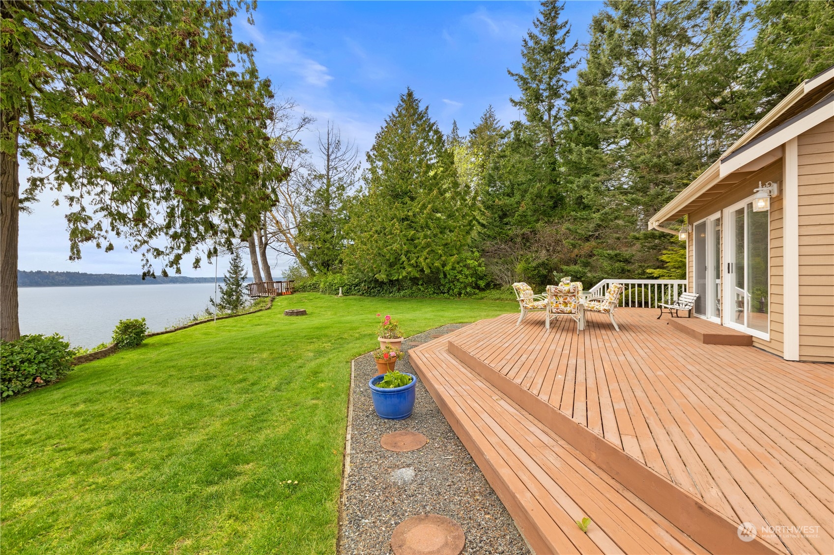 8230 Shoemaker Road Marysville, WA 98271 - Photo 30 of 40 a view of a backyard with sitting area