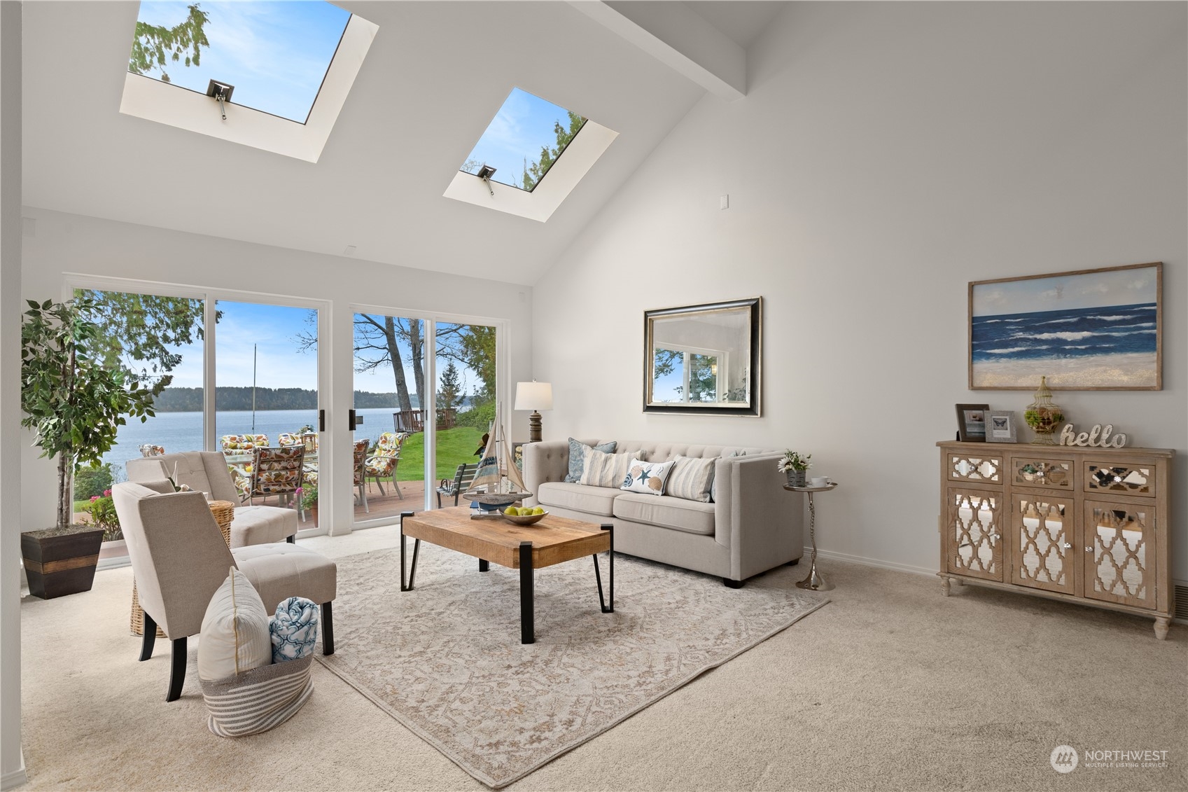 8230 Shoemaker Road Marysville, WA 98271 - Photo 6 of 40 a living room with furniture and a large window