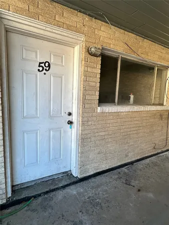 a view of front door of house
