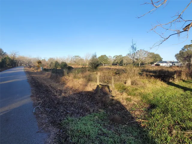 a view of a lake with houses