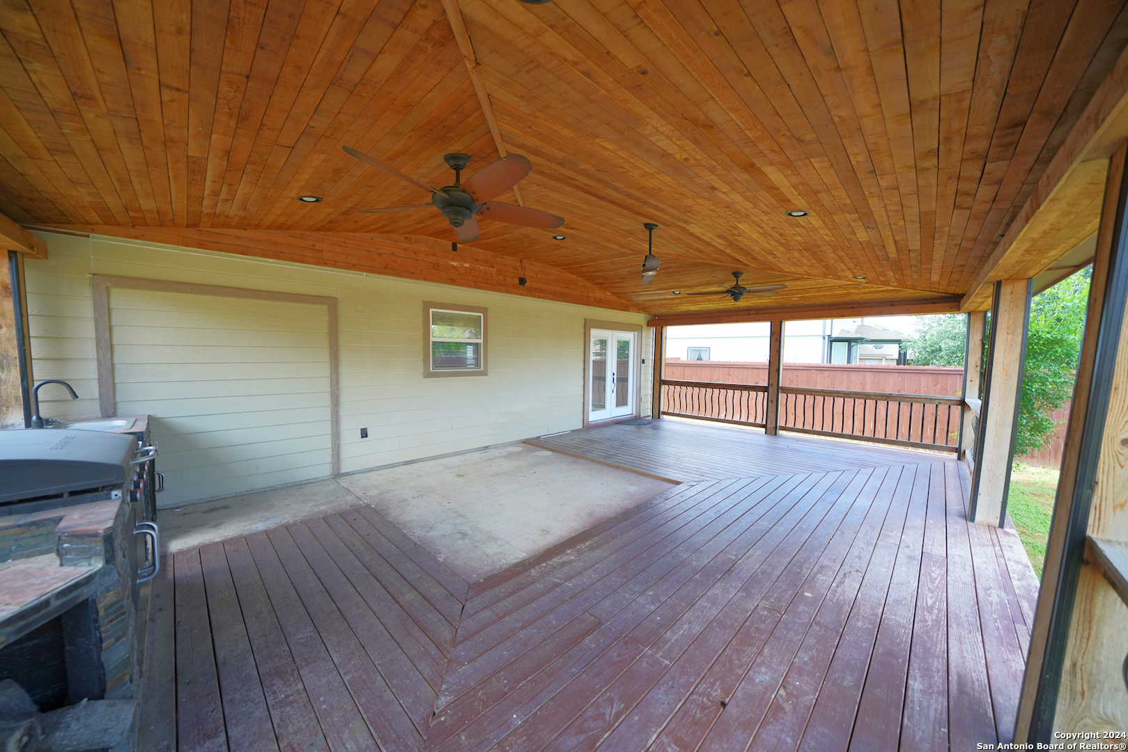 523 Diana Drive Converse, TX 78109 - Photo 45 of 50 a view of a patio with wooden floor
