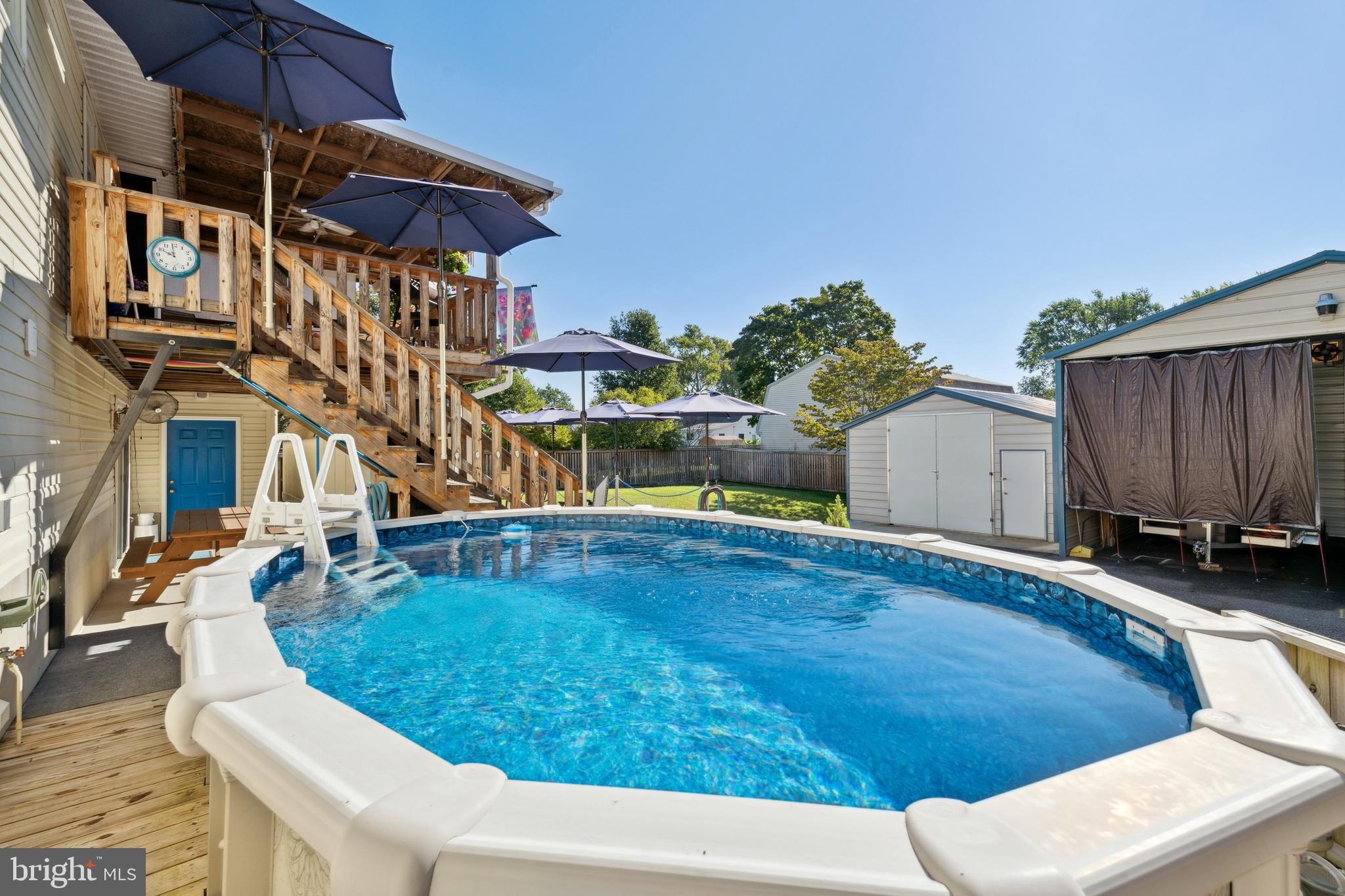 7815 Linthicum Road Pasadena, MD 21122 - Photo 36 of 48 Above Ground Heated Pool