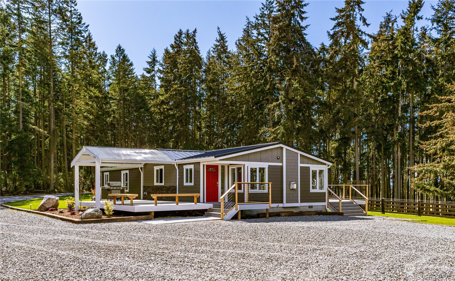 4656 Monkey Hill Road Oak Harbor, WA 98277 - Photo 29 of 40 an outdoor space with furniture and garden