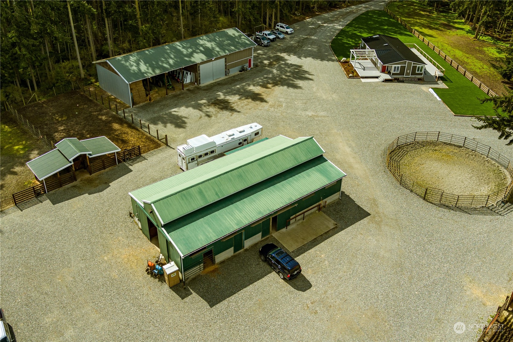 4656 Monkey Hill Road Oak Harbor, WA 98277 - Photo 4 of 40 an aerial view of a swimming pool