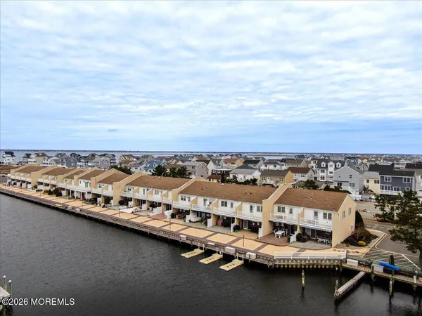 an aerial view of residential building with outdoor space