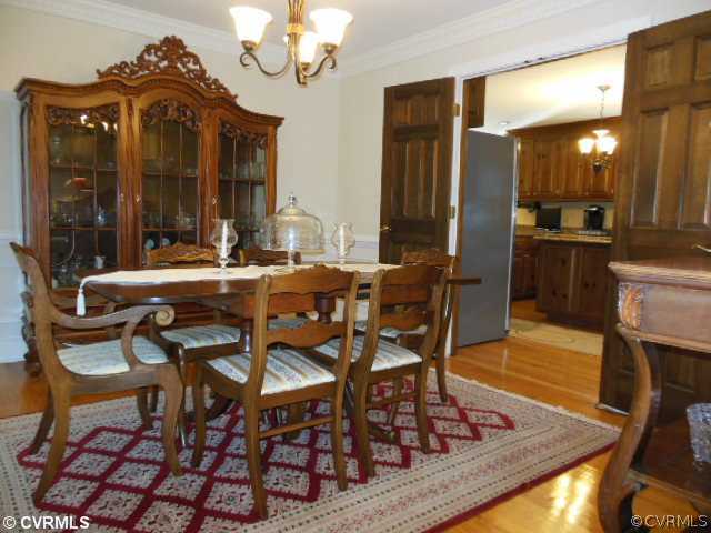 Dining Room - The elegant dining room is also floo