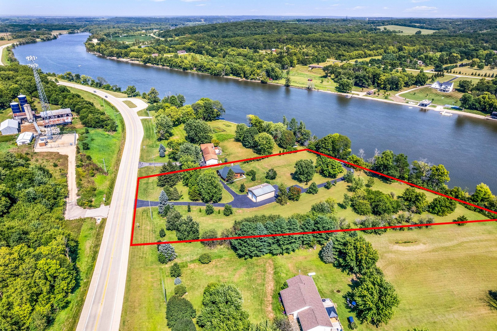 4151 Highway 2 Oregon, IL 61061 - Photo 6 of 30 an aerial view of lake