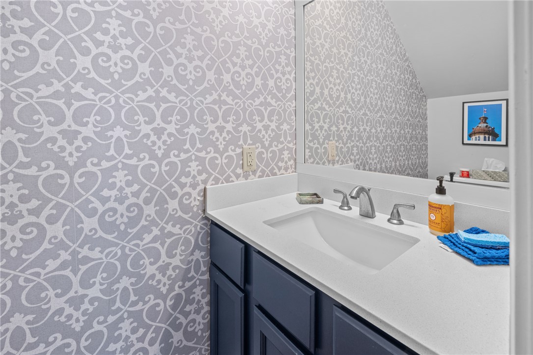 119 Clemson Street, Unit 3 AND 4 Clemson, SC 29631 - Photo 9 of 42 Updated vanity in guest half bath