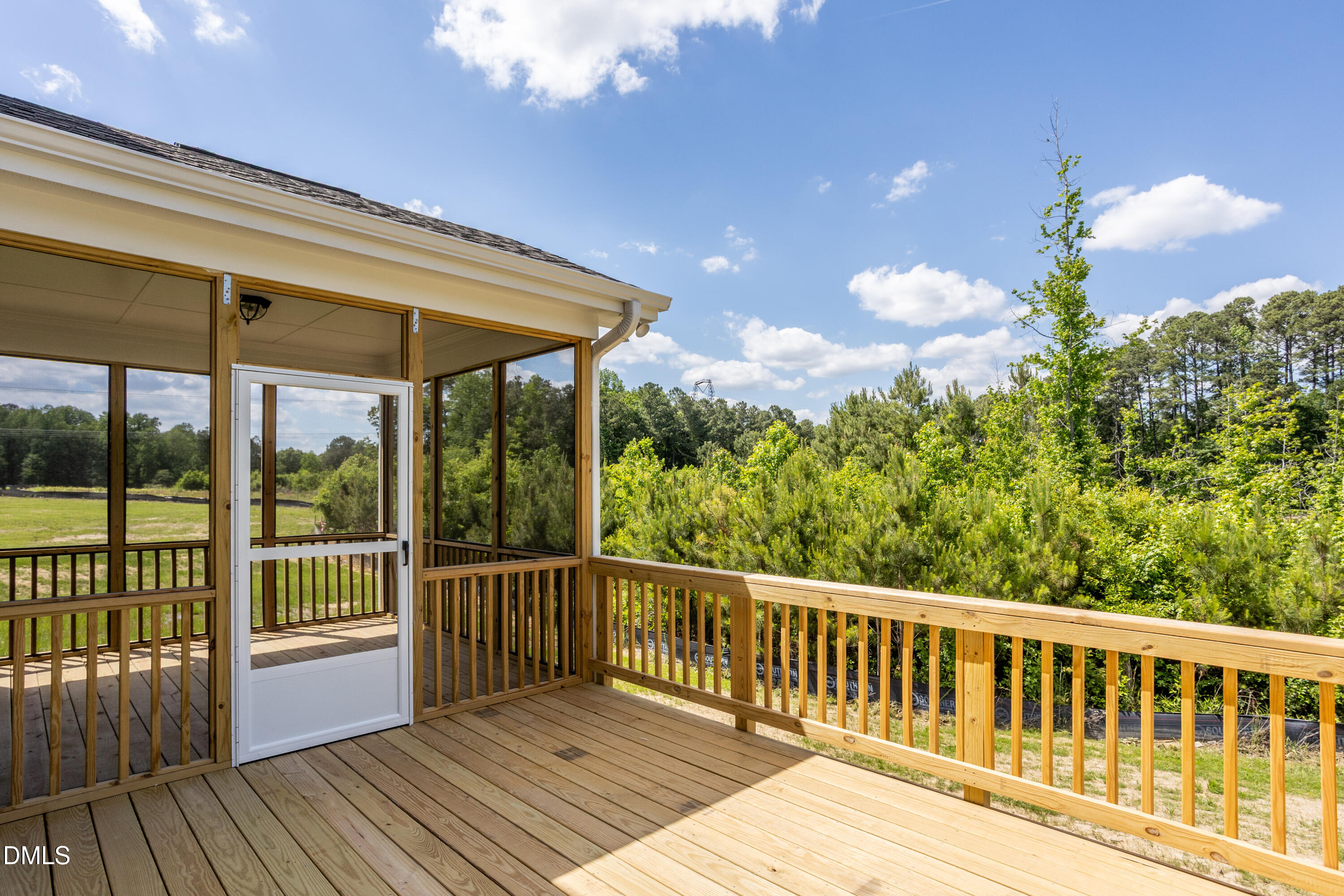 216 Cedar Rdg Trail Angier, NC 27501 - Photo 32 of 33 a view of balcony with wooden floor