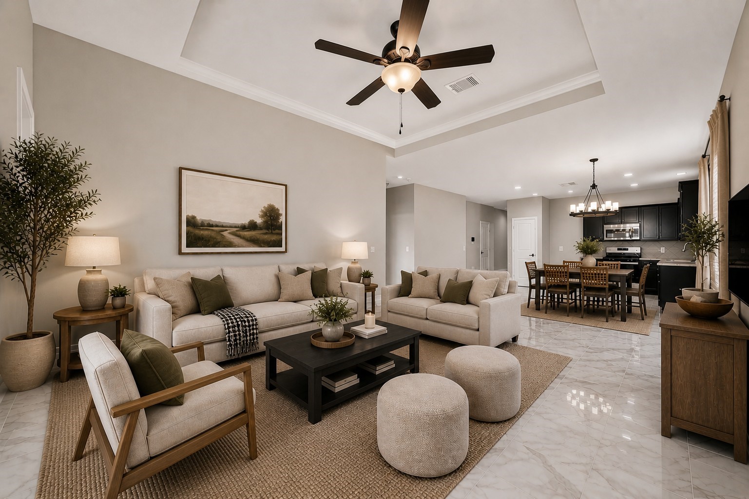 8110 Running Brook Lane Rosenberg, TX 77469 - Photo 2 of 30 living room virtually staged