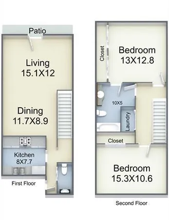 $1,400 | 3672 Martinique Avenue, Unit C, Kenner, LA 70065
