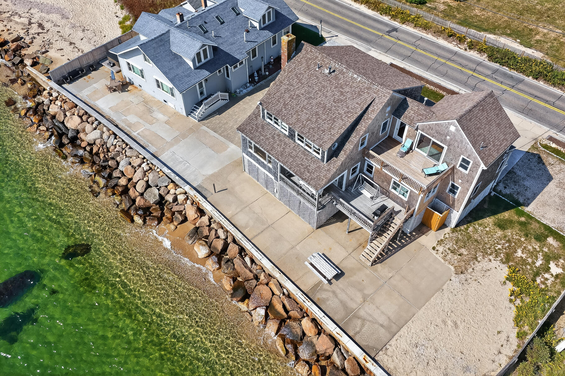 61 Menauhant Road East Falmouth, MA 02536 - Photo 11 of 65 an aerial view of a house