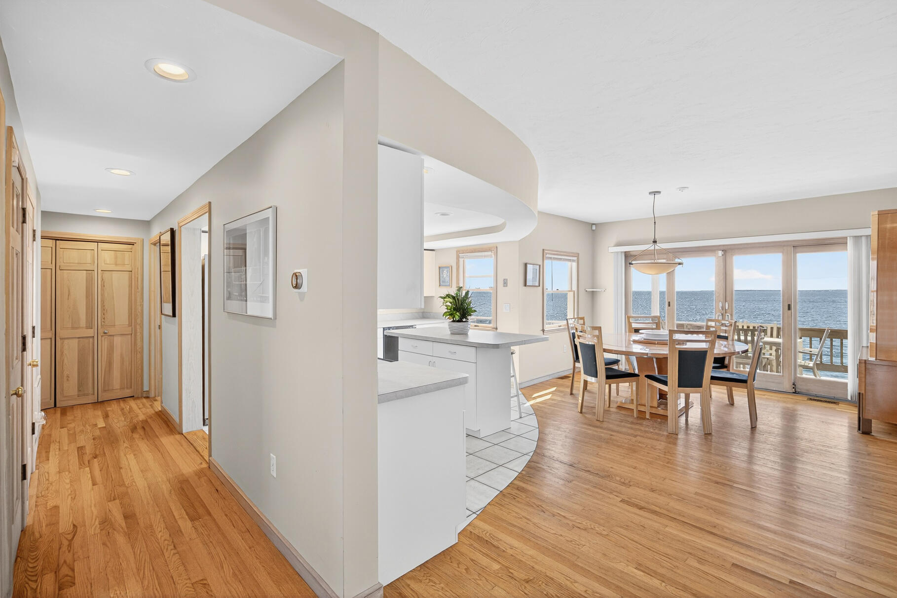 61 Menauhant Road East Falmouth, MA 02536 - Photo 25 of 65 a view of a living room and dining room