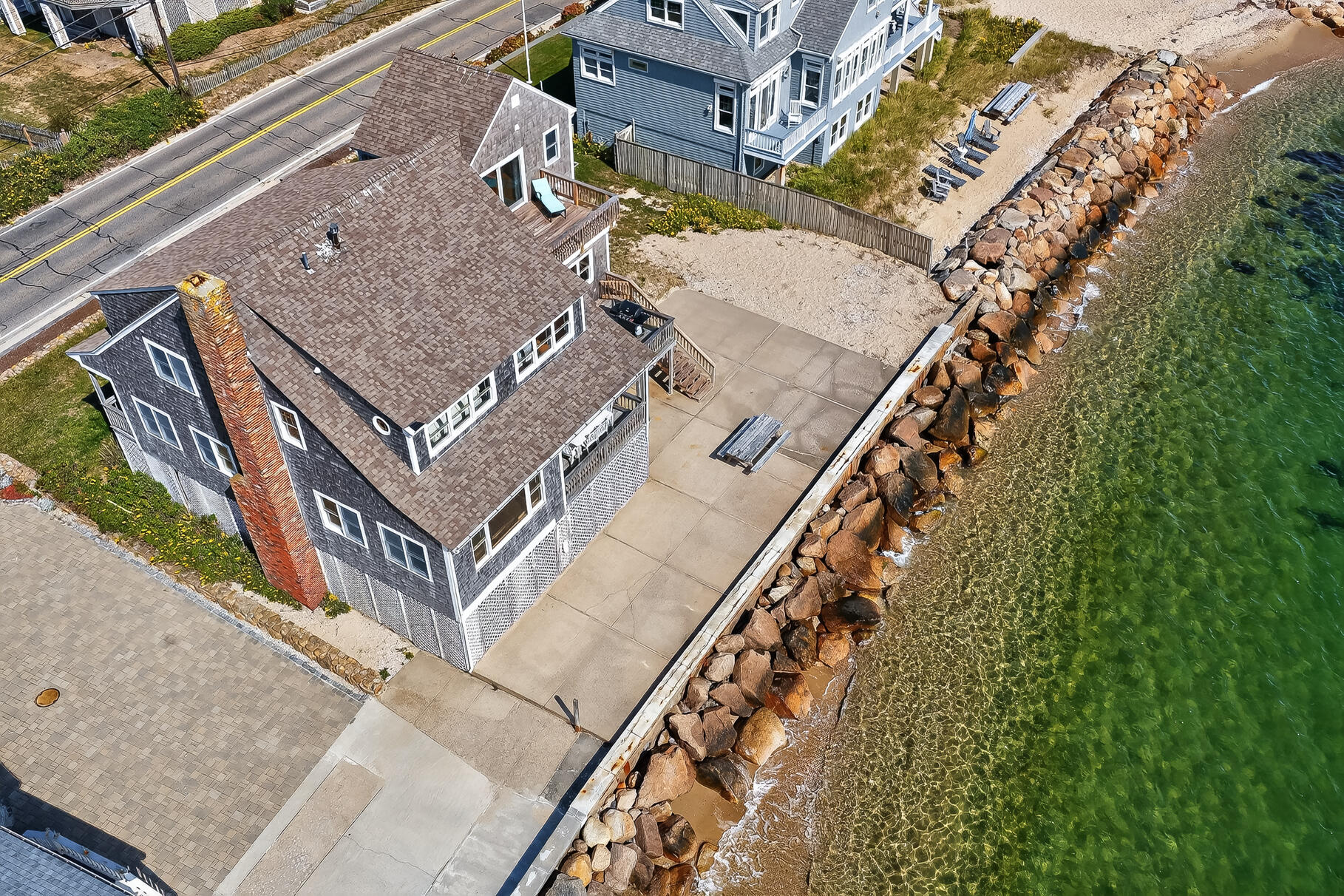 61 Menauhant Road East Falmouth, MA 02536 - Photo 49 of 65 an aerial view of a house
