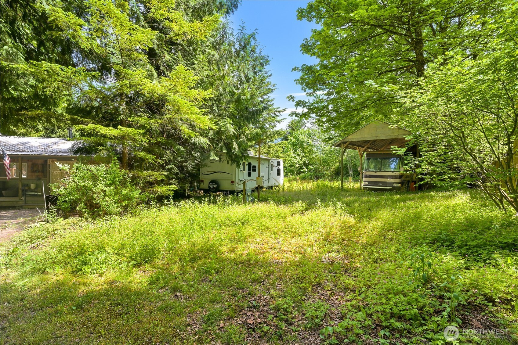 2004 Tower Road Maple Falls, WA 98266 - Photo 2 of 31 a view of a garden with plants