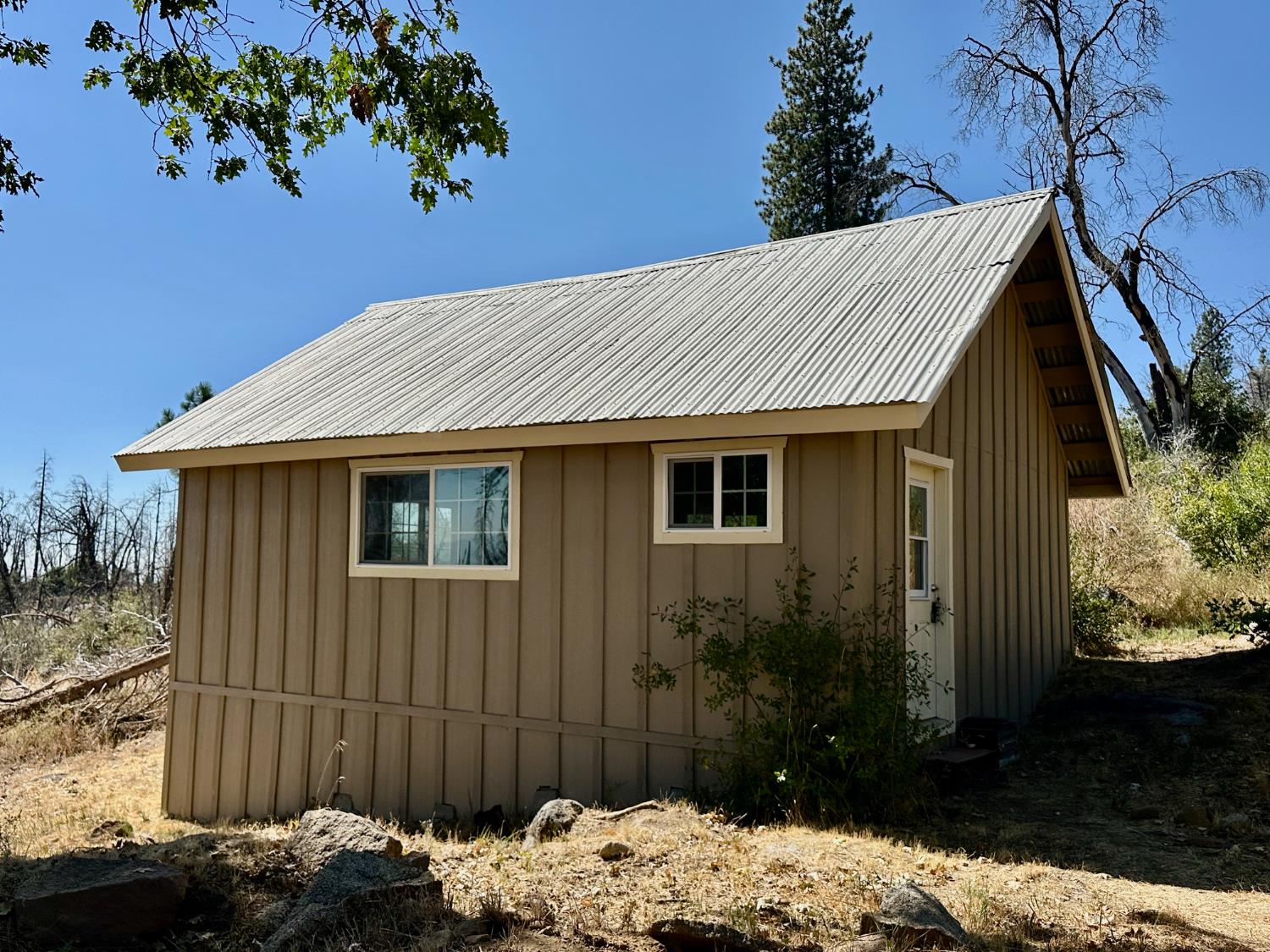 38295 Cressman Road Shaver Lake, CA 93664 - Photo 7 of 31 a backyard of a house