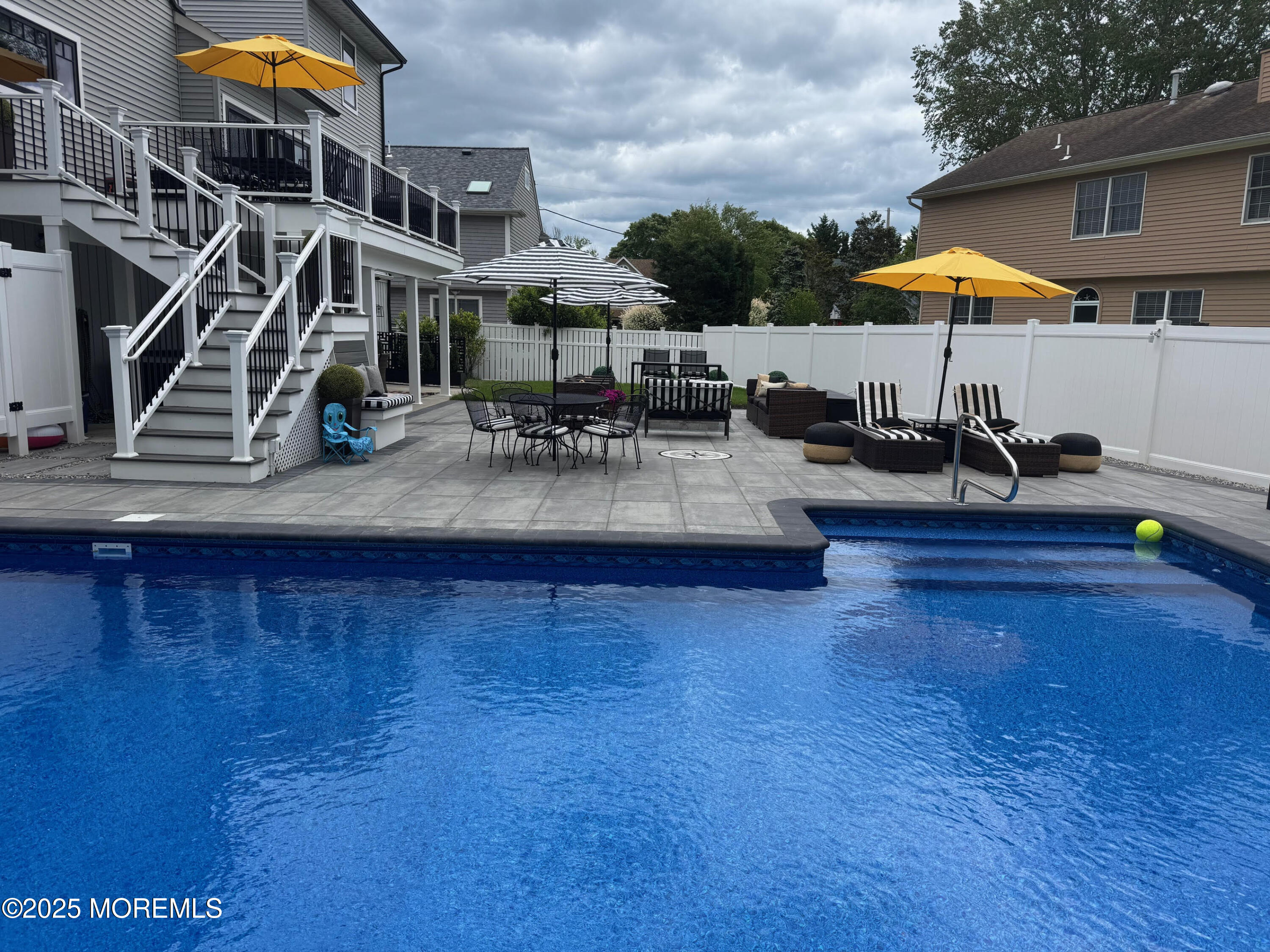 141 Osborn Avenue Bay Head, NJ 08742 - Photo 10 of 48 a view of a swimming pool with sitting area and furniture
