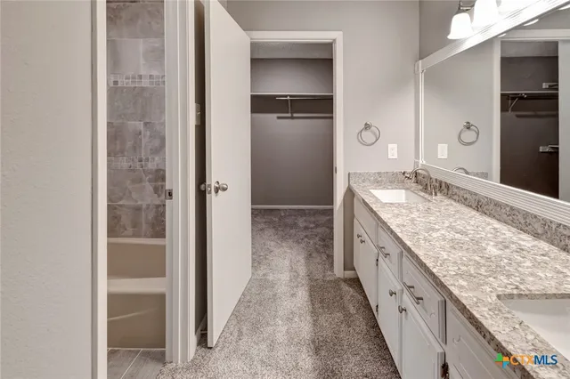 a bathroom with a toilet and a bath tub