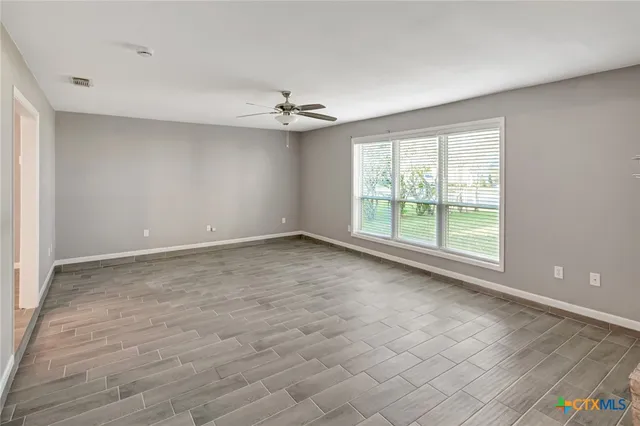 wooden floor in an empty room
