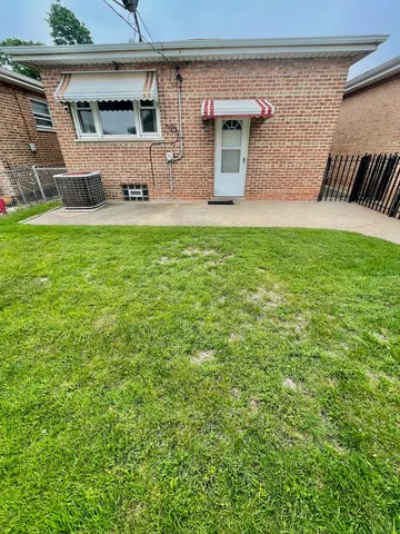 a view of dining table and chairs