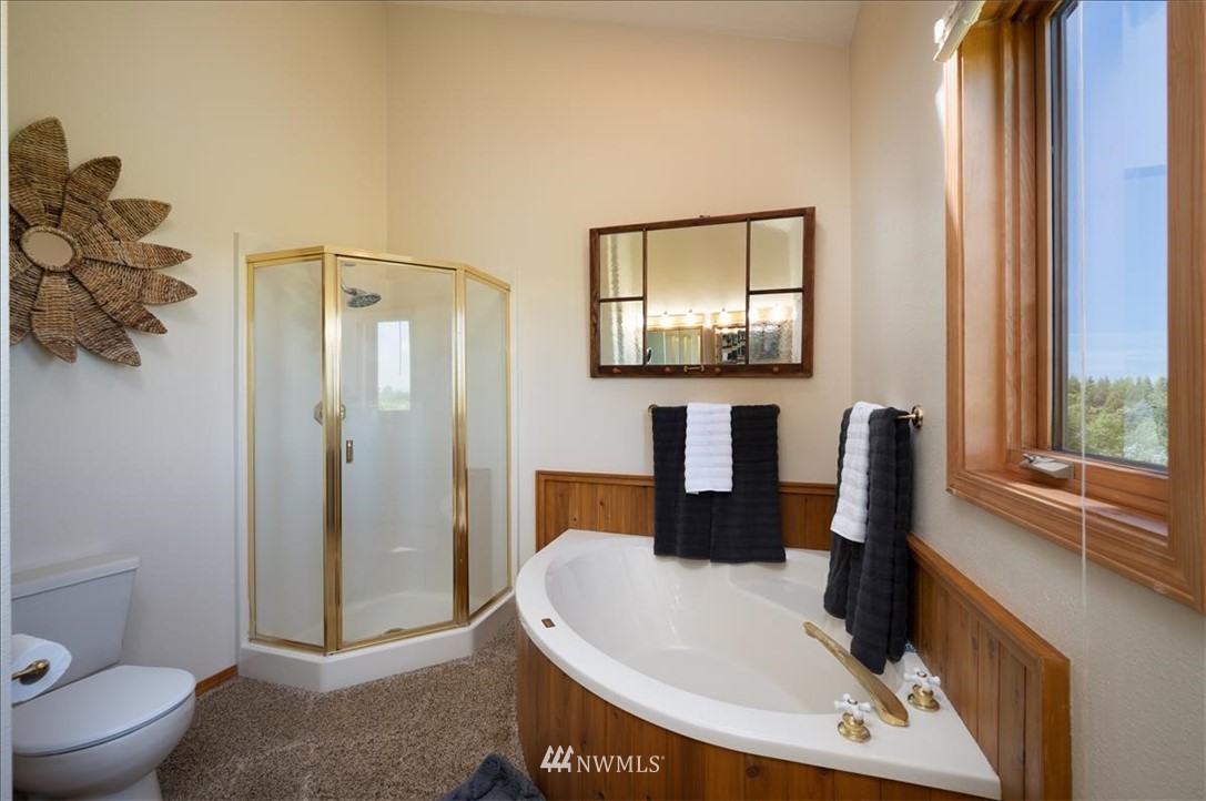 320 East Axton Road Bellingham, WA 98226 - Photo 15 of 40 a en suite bathroom with a toilet sink and a mirror