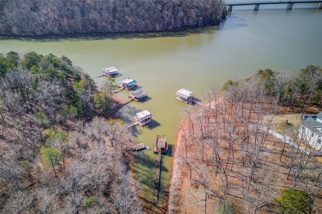 2275 Boy Scout Camp Road Gainesville, GA 30501 - Photo 15 of 20 a aerial view of a house with a yard and a garden