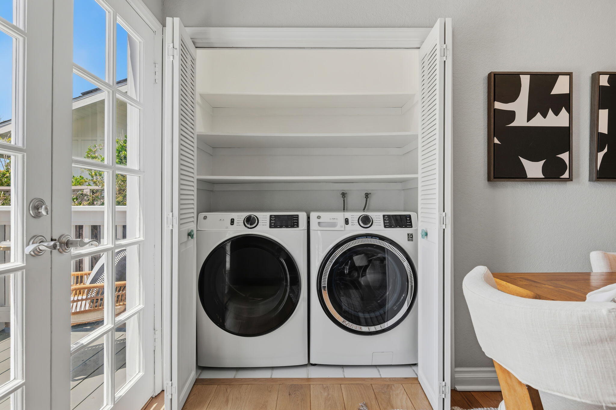 2129 Red Rose Way Santa Barbara, CA 93109 - Photo 10 of 44 a view of a bedroom with washer and dryer