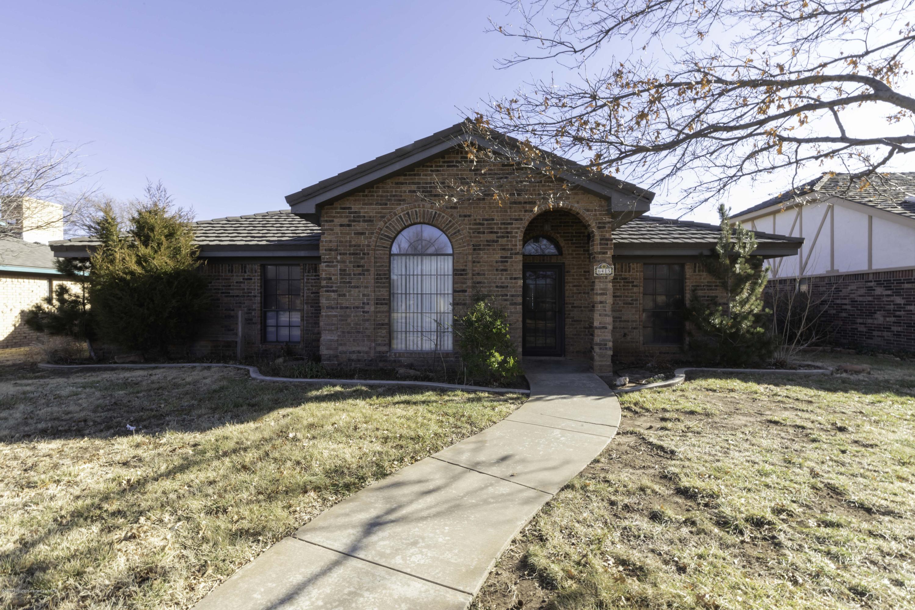 6415 Drexel Road Amarillo, TX 79109 - Photo 1 of 35 FRONT VIEW 1