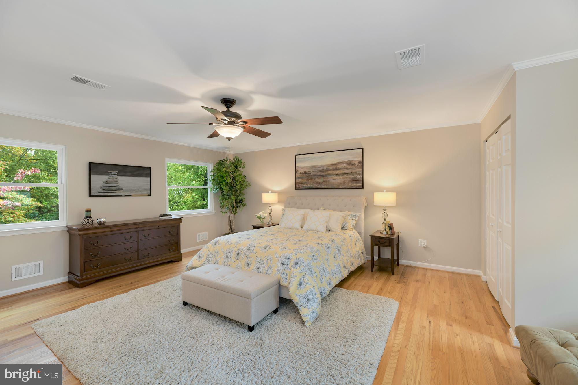 6012 Commack Court Springfield, VA 22152 - Photo 25 of 56 Master bedroom with hardwood floors