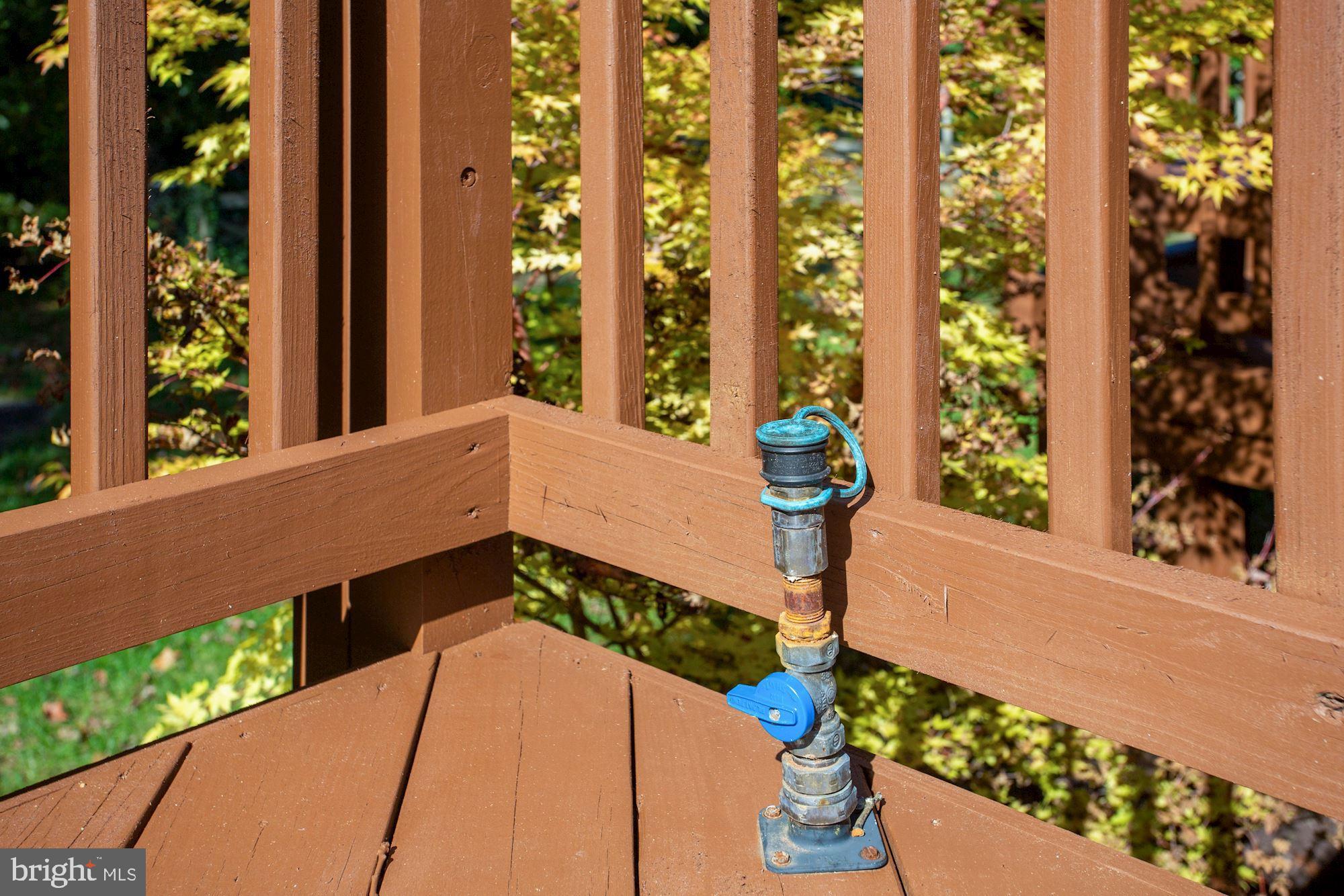 6012 Commack Court Springfield, VA 22152 - Photo 40 of 56 Deck is plumbed for a gas grill