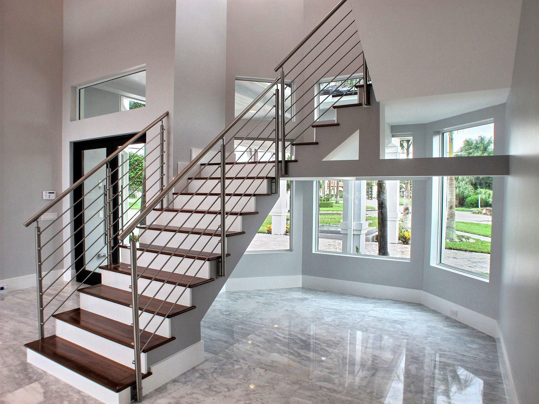 720 Northeast 34th Street Boca Raton, FL 33431 - Photo 17 of 37 living floating staircase