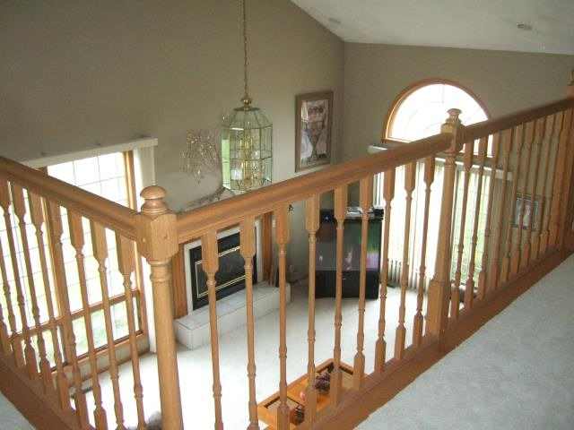4691 South Farwell Bridge Road German Valley, IL 61039 - Photo 6 of 9 a view of staircase with railing and stairs