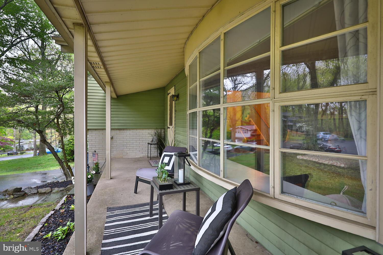 Covered front porch